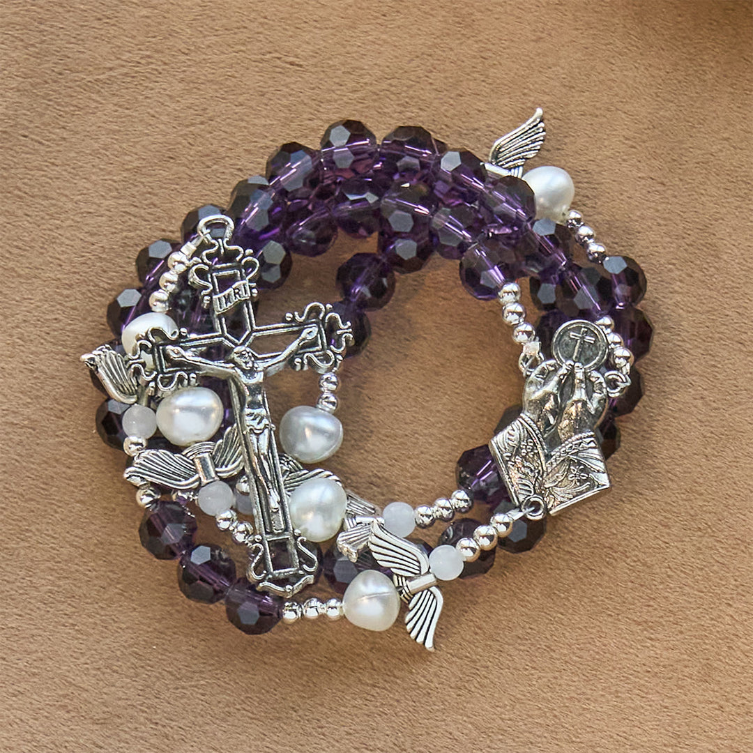 FREE Today: Angel-Wreathed Purple Rosary: Let Angels Weave Grace Into Your Prayers - image 6