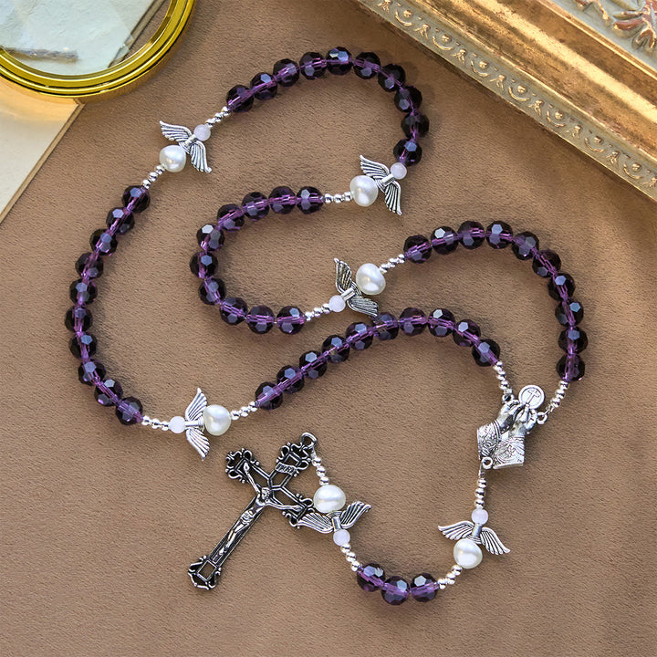 FREE Today: Angel-Wreathed Purple Rosary: Let Angels Weave Grace Into Your Prayers - image 3