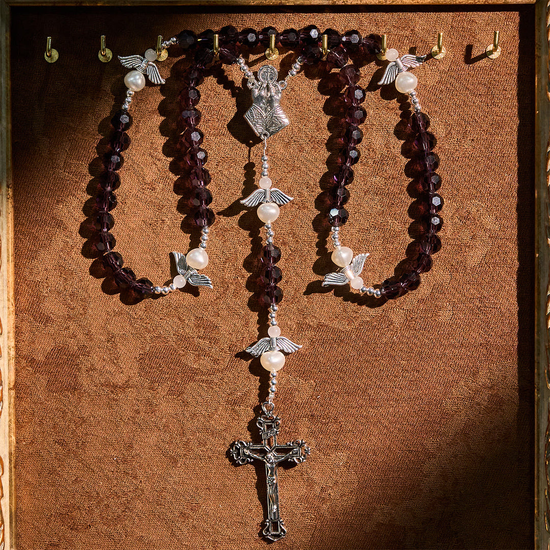 FREE Today: Angel-Wreathed Purple Rosary: Let Angels Weave Grace Into Your Prayers - image 2