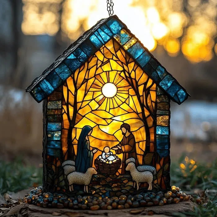 Christianartworkshop Guiding Light Nativity Scene Ornament: Portable Reminder of Holiday Grace - image 12