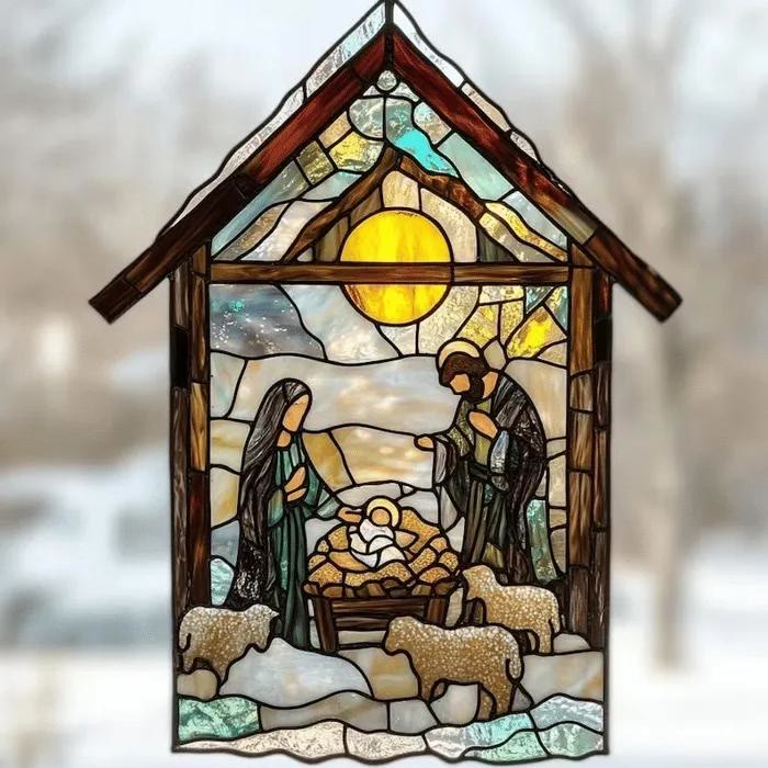 Christianartworkshop Guiding Light Nativity Scene Ornament: Portable Reminder of Holiday Grace - image 9