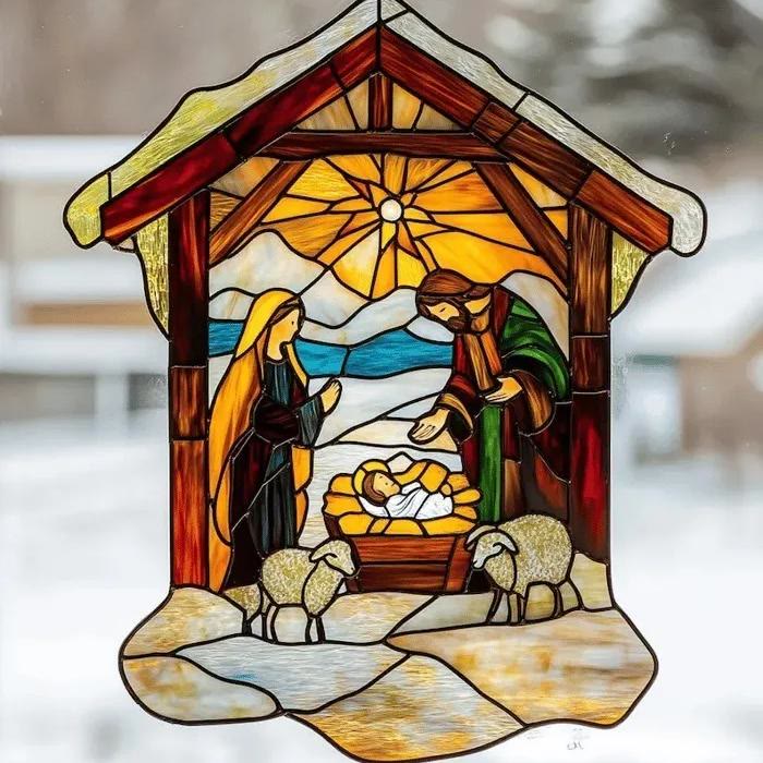 Christianartworkshop Guiding Light Nativity Scene Ornament: Portable Reminder of Holiday Grace - image 7