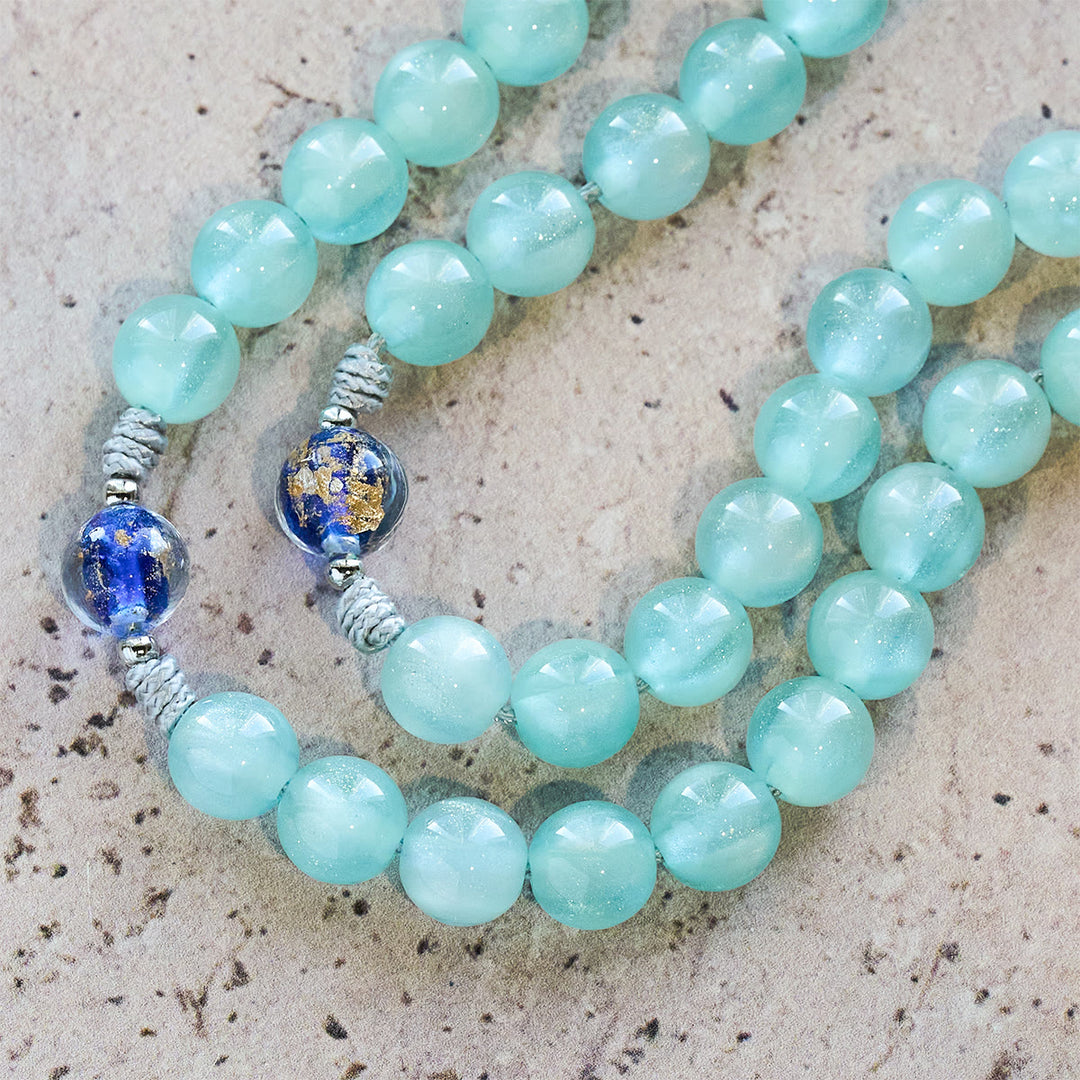 FREE Today: Aqua Starlight UV-Color Shift Cyan Rosary: Christ Cross & Light-Responsive Devotion - image 11