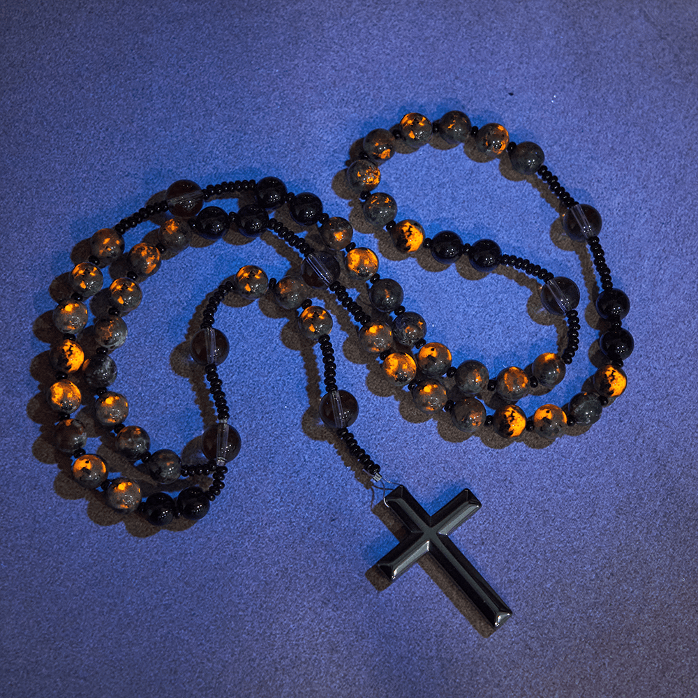 FREE Today: Color-Shifting Luminous Flame Stone Beads Rosary, Bracelet - image 3