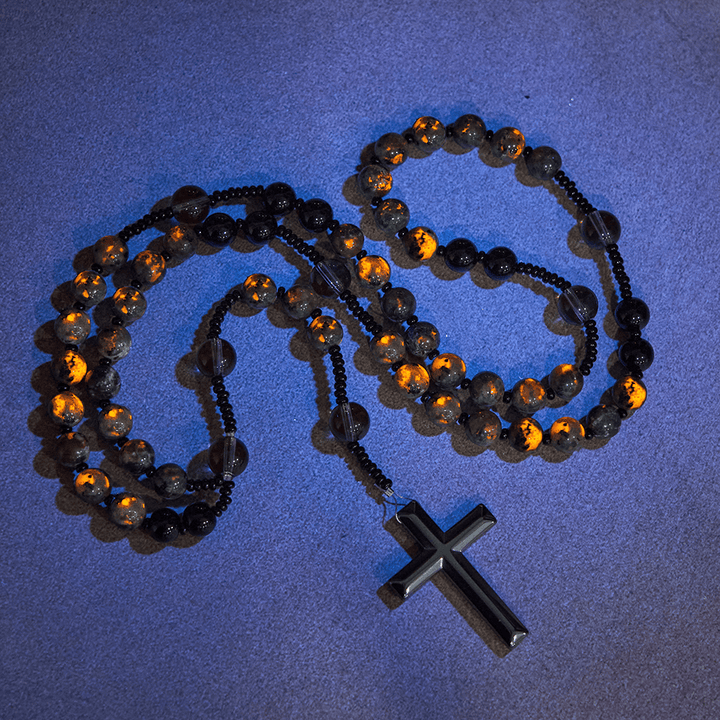 FREE Today: Color-Shifting Luminous Flame Stone Beads Rosary, Bracelet - image 3