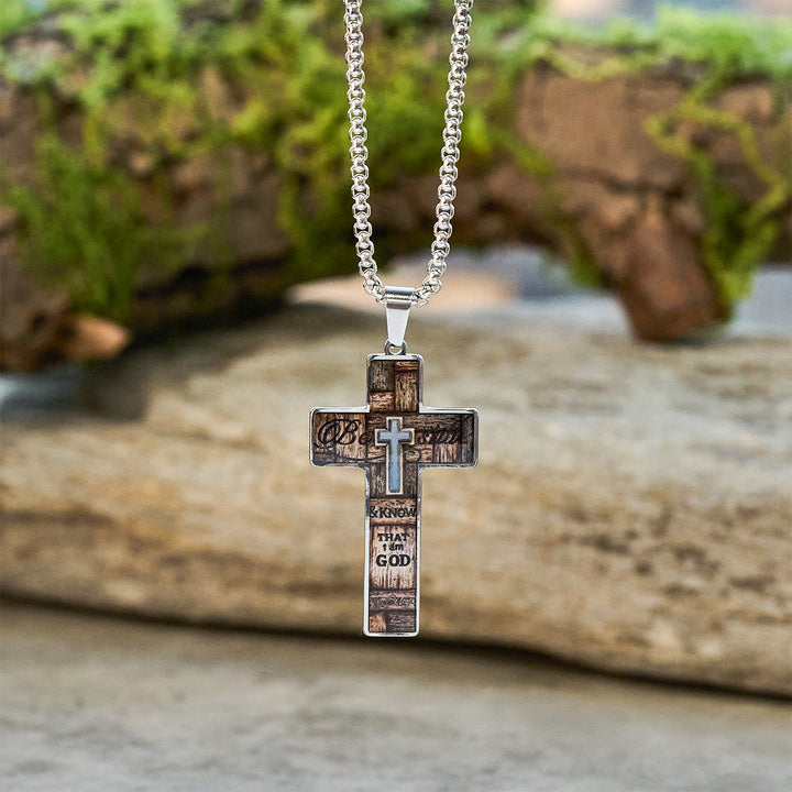Christianartworkshop Stained-Image Cross Necklace: Artful Faith Close to the Heart - Cross - image 9