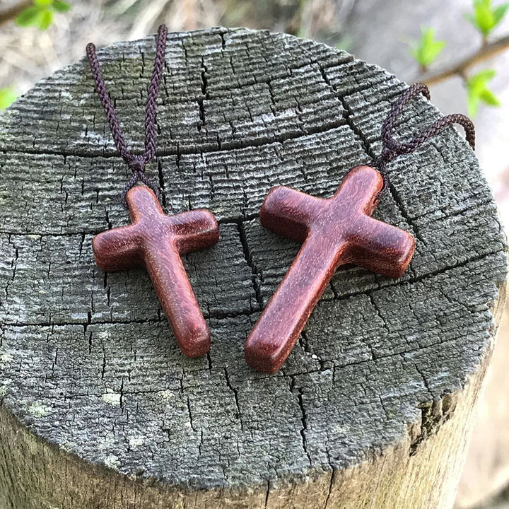 FREE Today: Handcrafted Red Sandalwood Cross Necklace — Simple Devotion, Everyday Wear - image 5