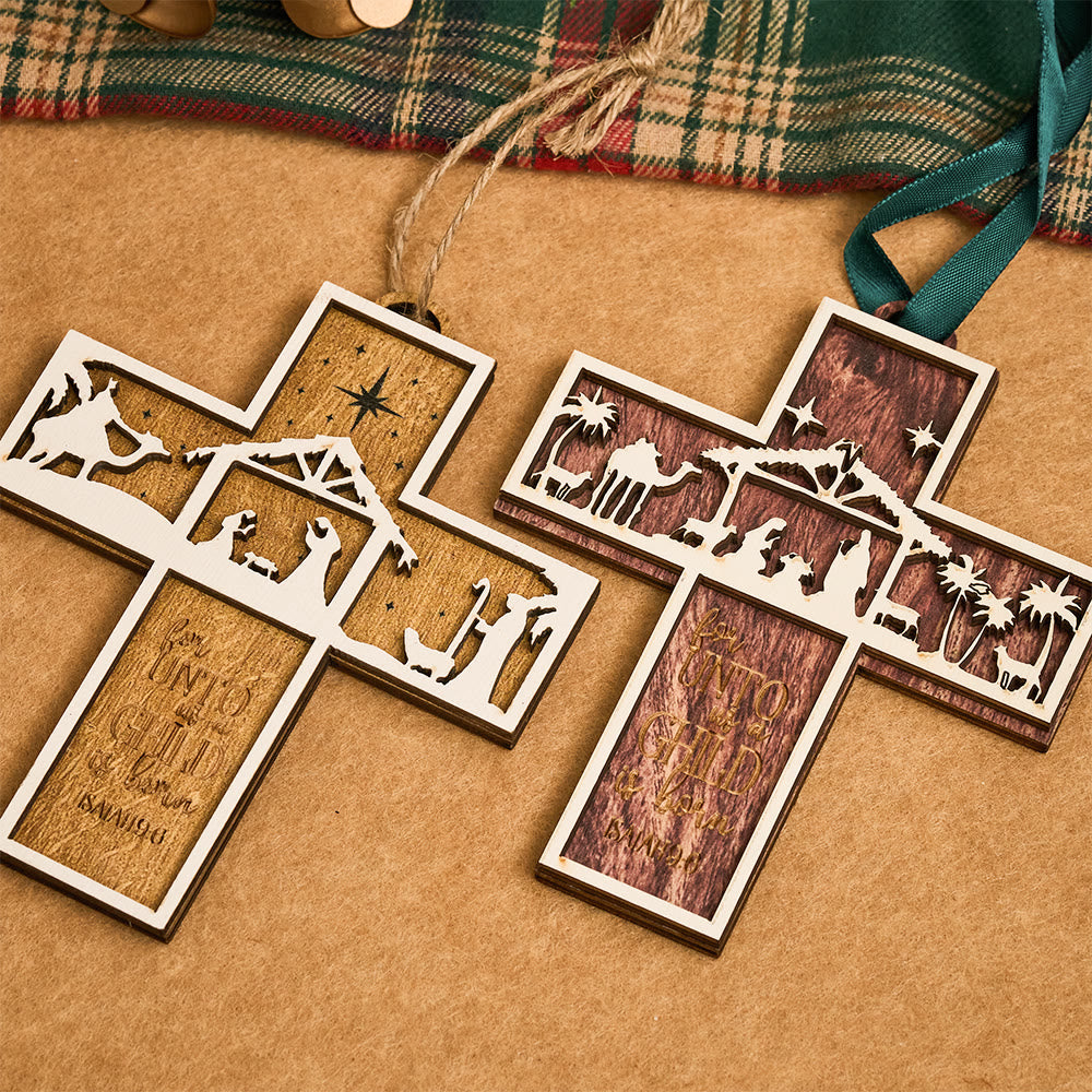FREE Today: Cross Nativity 3D Hanging Ornament: Sacred Story & Scriptural Devotion - image 9