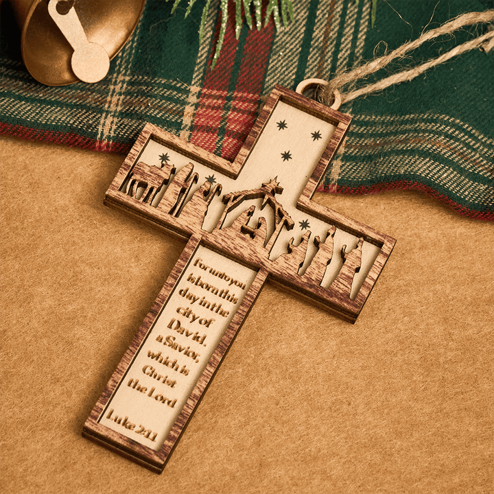 FREE Today: Cross Nativity 3D Hanging Ornament: Sacred Story & Scriptural Devotion - image 12