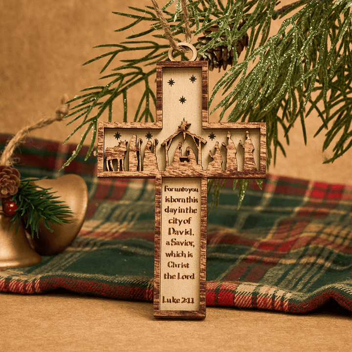 FREE Today: Cross Nativity 3D Hanging Ornament: Sacred Story & Scriptural Devotion - image 18