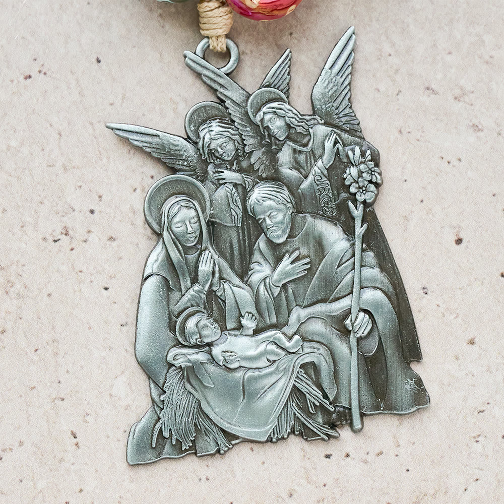 Christianartworkshop 3-Style Christmas Holy Nativity Pocket Rosary: Christmas Shimmer Beads & Unique Birth Scene Pendants - image 14