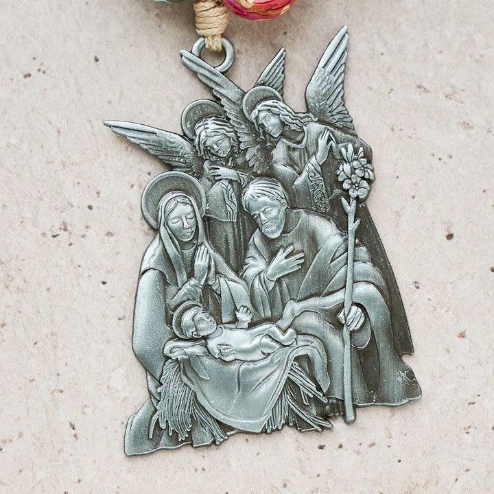 Christianartworkshop 3-Style Christmas Holy Nativity Pocket Rosary: Christmas Shimmer Beads & Unique Birth Scene Pendants - image 14