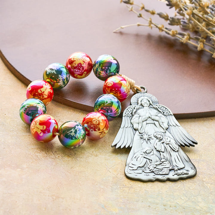 FREE Today: 3-Style Christmas Holy Nativity Pocket Rosary: Christmas Shimmer Beads & Unique Birth Scene Pendants - image 7