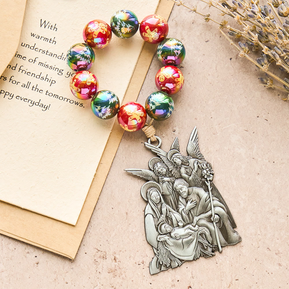 FREE Today: 3-Style Christmas Holy Nativity Pocket Rosary: Christmas Shimmer Beads & Unique Birth Scene Pendants - image 11