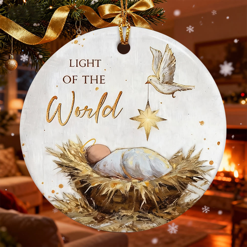 Christianartworkshop Guiding Star Nativity Ornament: Tactile Faith Reminder for Tree Displays - image 4