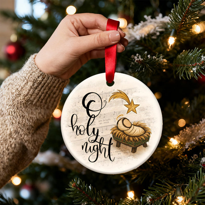 Christianartworkshop Guiding Star Nativity Ornament: Tactile Faith Reminder for Tree Displays - image 6