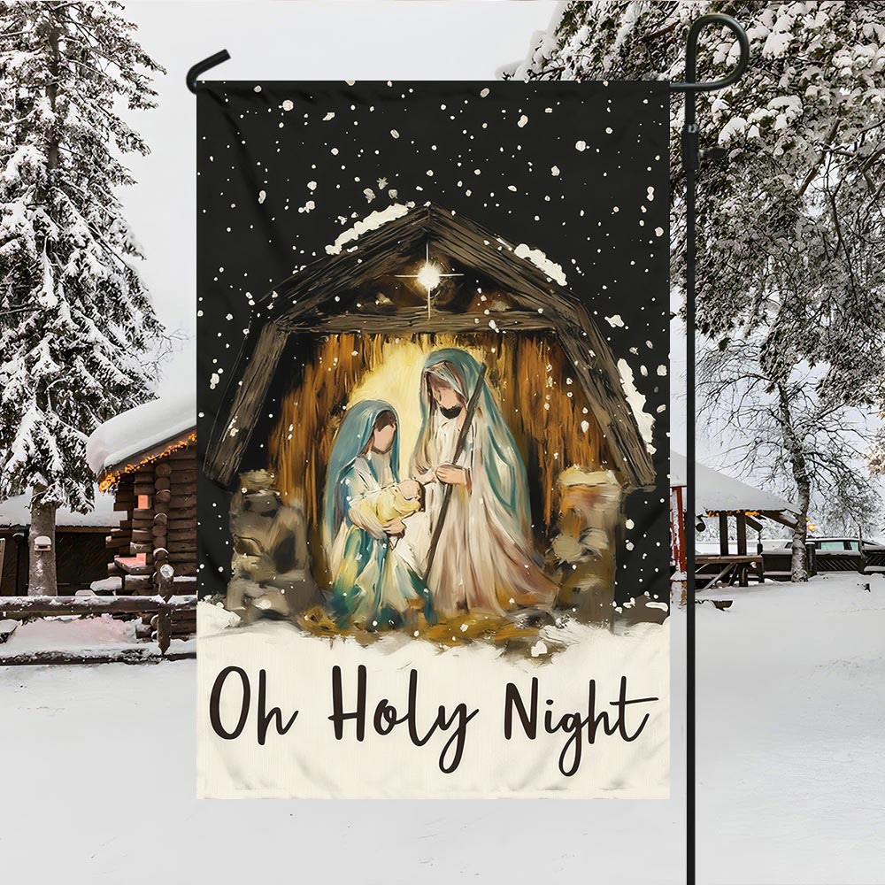 Christianartworkshop Serene Nativity Garden Flag: Constant Grace Reminder for Homes - image 3
