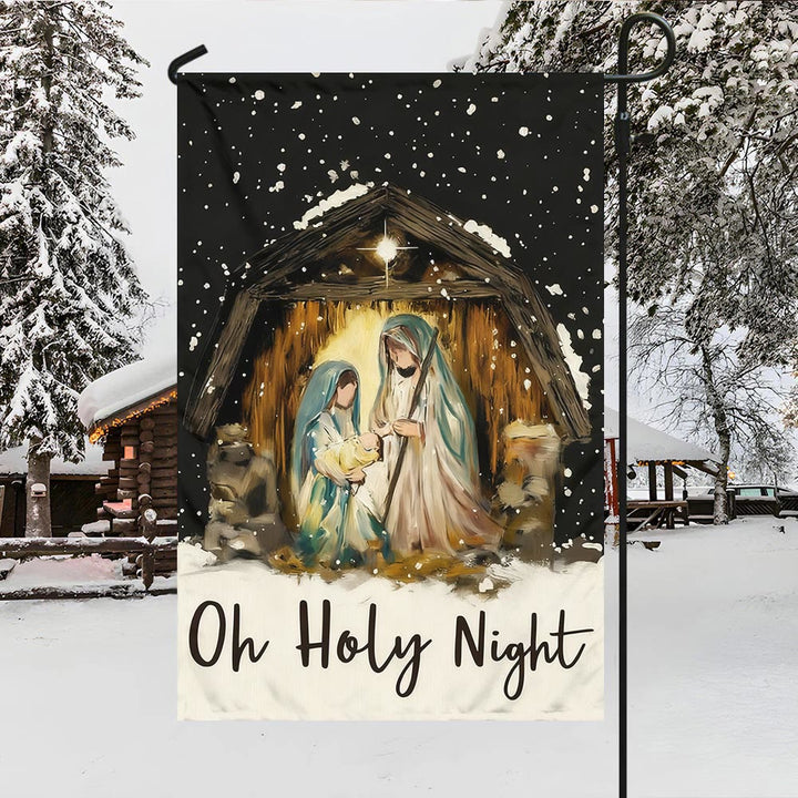 Christianartworkshop Serene Nativity Garden Flag: Constant Grace Reminder for Homes - image 3