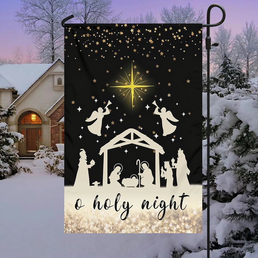 Christianartworkshop Serene Nativity Garden Flag: Constant Grace Reminder for Homes - C - 90×150cm (3×5 ft.) - image 12