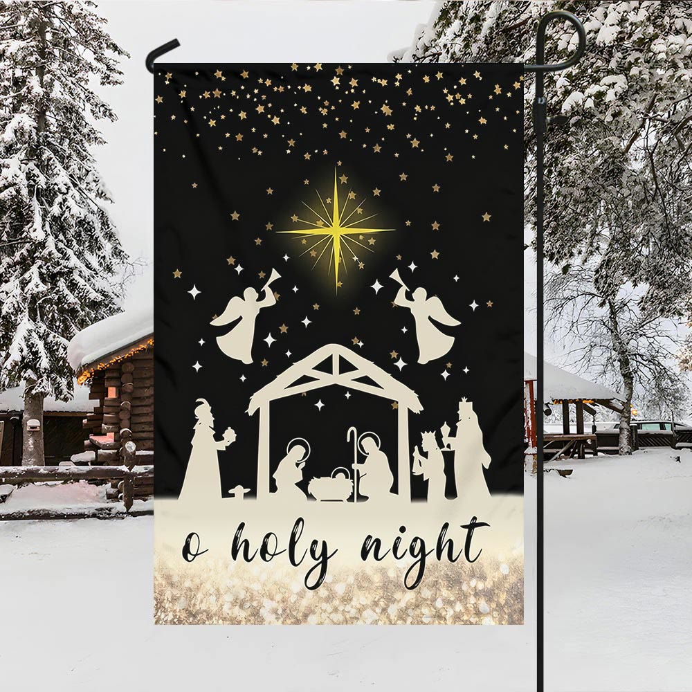 Christianartworkshop Serene Nativity Garden Flag: Constant Grace Reminder for Homes - image 15