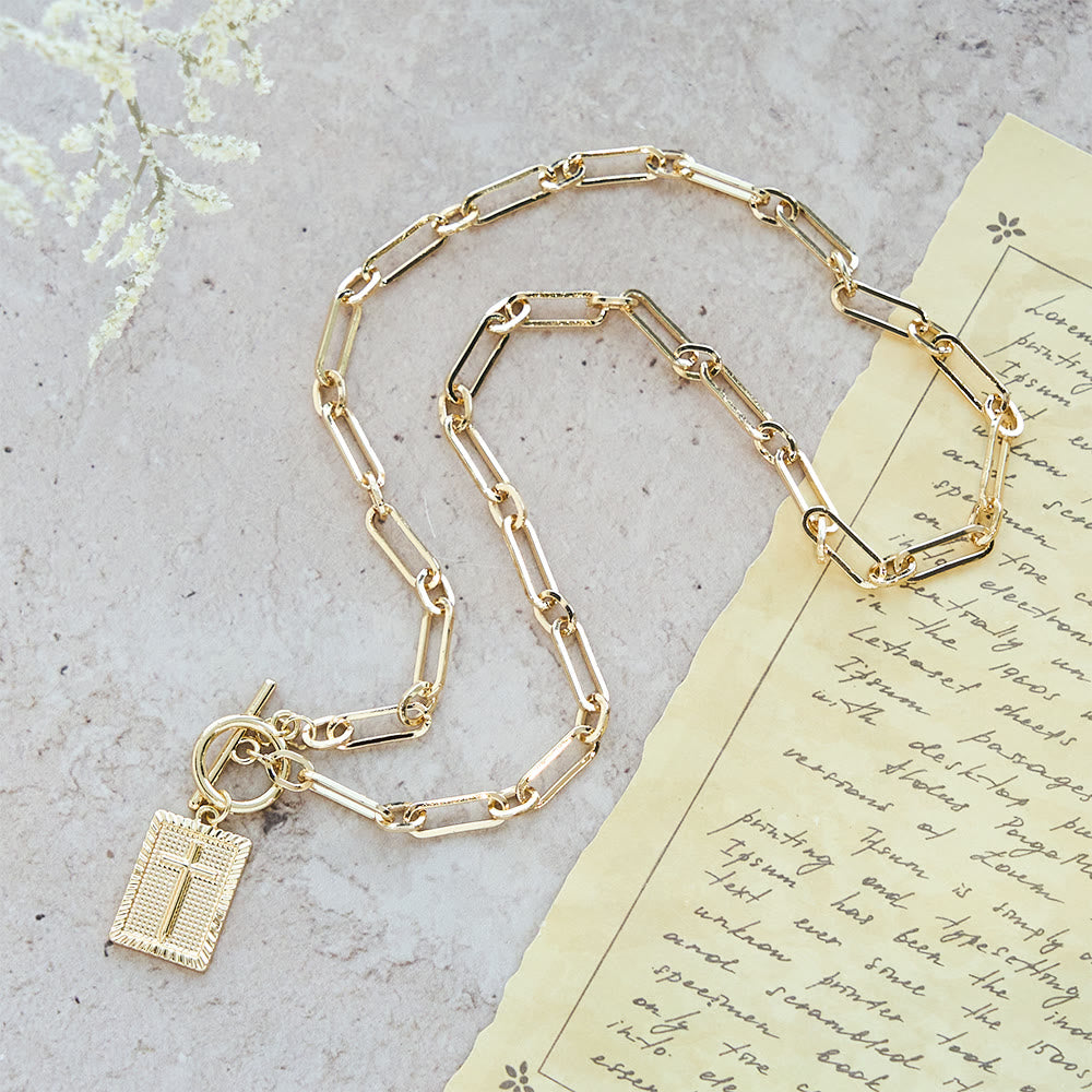 Christianartworkshop Cross Tag Necklace: Daily Reminder of Faith & Artistic Craft for Believers - image 5