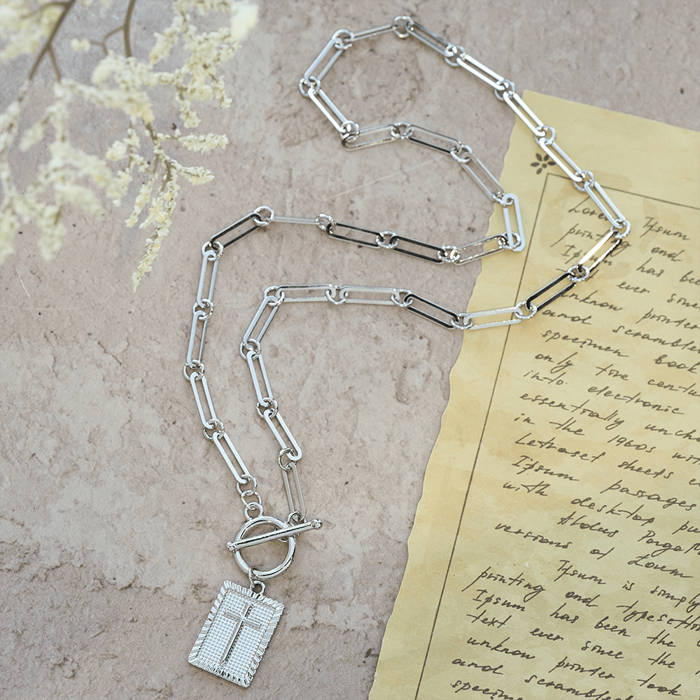 Christianartworkshop Cross Tag Necklace: Daily Reminder of Faith & Artistic Craft for Believers - image 10