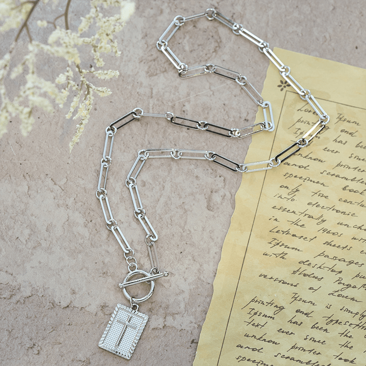 Christianartworkshop Cross Tag Necklace: Daily Reminder of Faith & Artistic Craft for Believers - image 10
