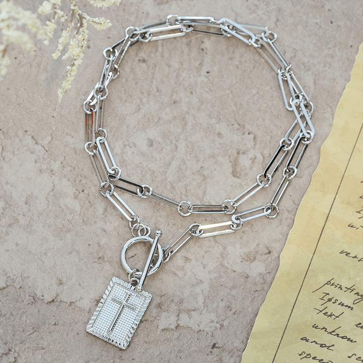 Christianartworkshop Cross Tag Necklace: Daily Reminder of Faith & Artistic Craft for Believers - image 11