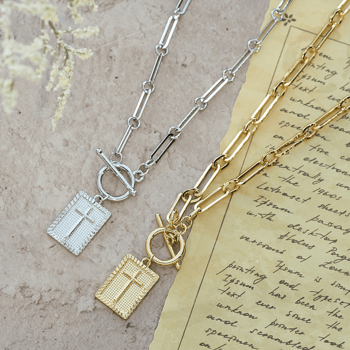 Christianartworkshop Cross Tag Necklace: Daily Reminder of Faith & Artistic Craft for Believers - image 12