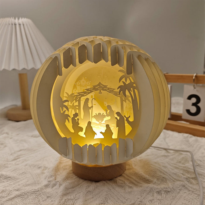 Christianartworkshop Nativity Globe Lamp: A Glowing Embrace of Christmas Faith & Wonder - image 2