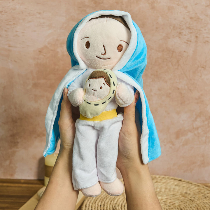 Christianartworkshop Gentle Jesus & Mary Plush Set: Constant Grace Reminder for Homes - image 1