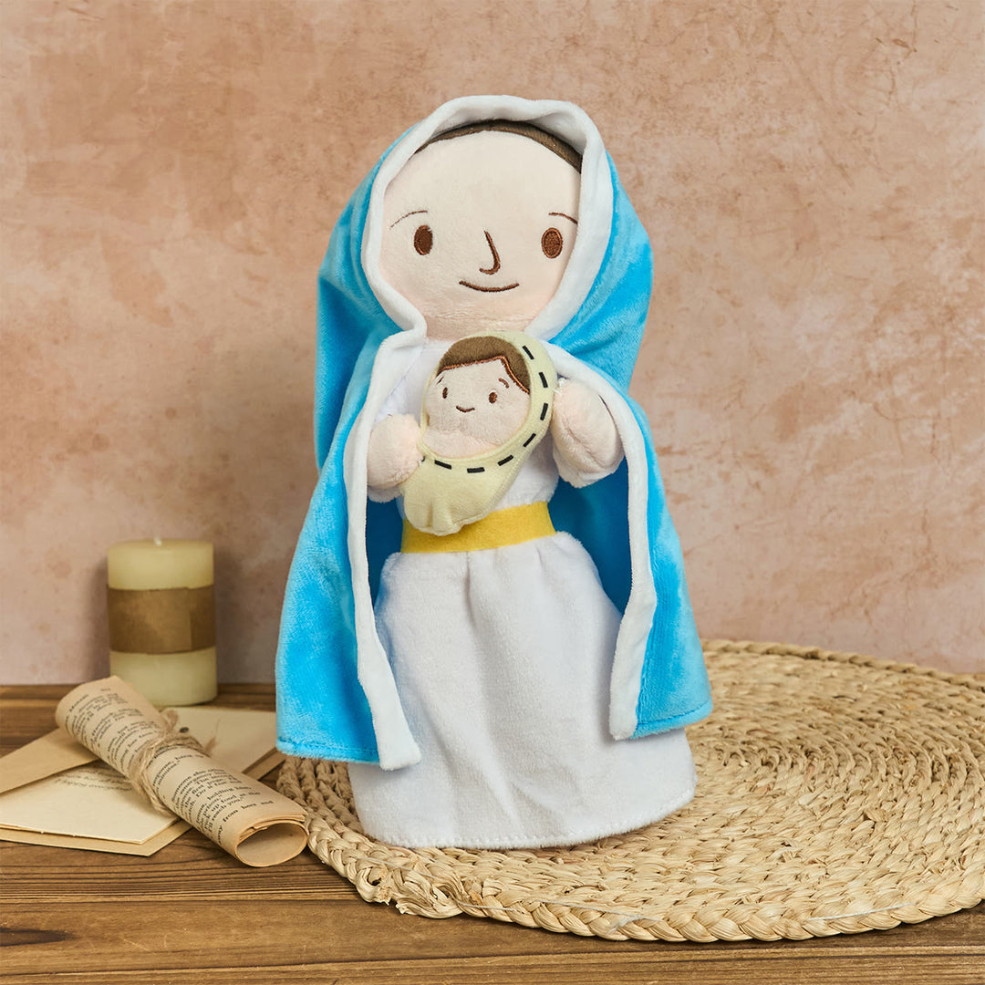 Christianartworkshop Gentle Jesus & Mary Plush Set: Constant Grace Reminder for Homes - image 5