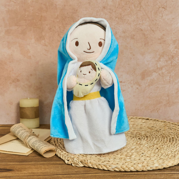 Christianartworkshop Gentle Jesus & Mary Plush Set: Constant Grace Reminder for Homes - image 5