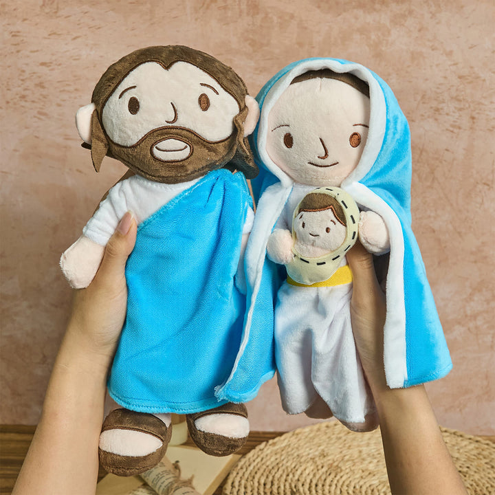 Christianartworkshop Gentle Jesus & Mary Plush Set: Constant Grace Reminder for Homes - Set of 2 - image 6