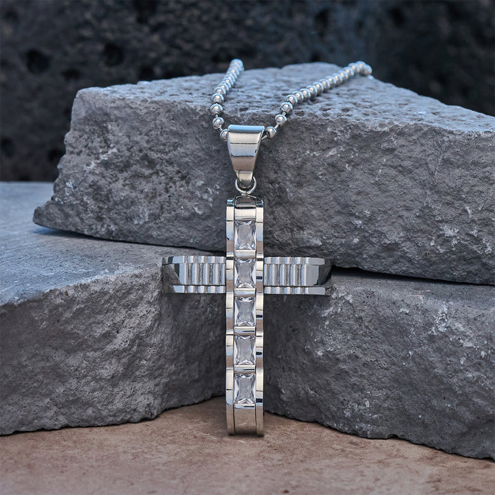FREE Today: 4-Color Alloy Zircon Cross Necklace: Small Daily Faith Token for Personal Style - image 5