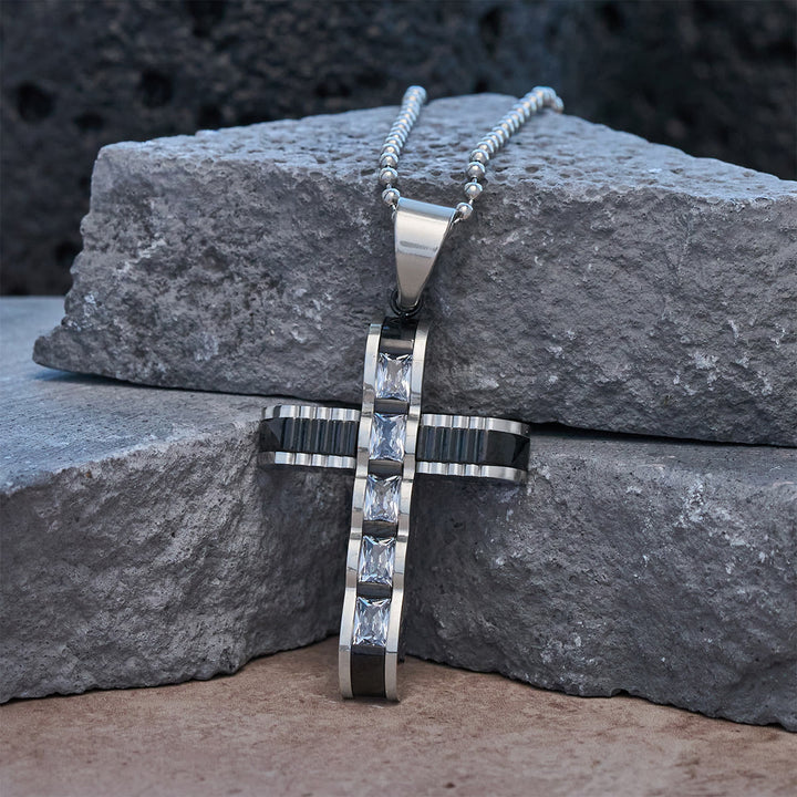 FREE Today: 4-Color Alloy Zircon Cross Necklace: Small Daily Faith Token for Personal Style - image 8