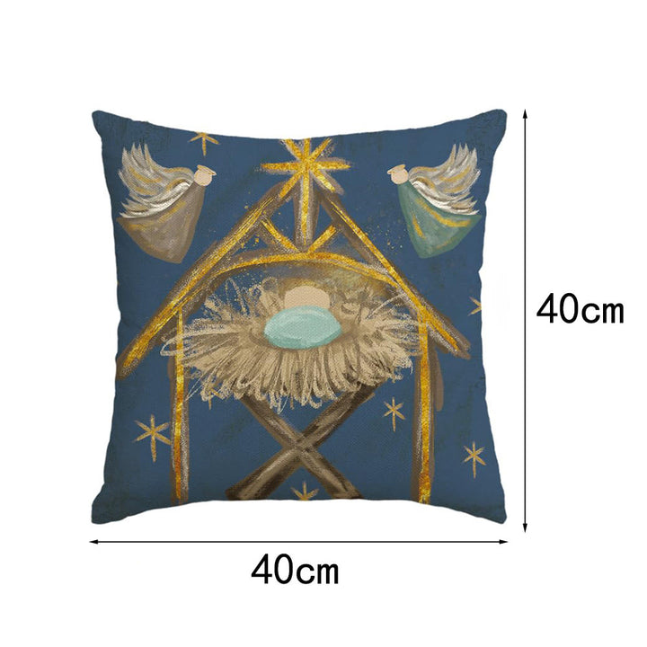 Christianartworkshop Holy Night Pillow Set: Stylish Faith Token for Cozy Decor - image 5