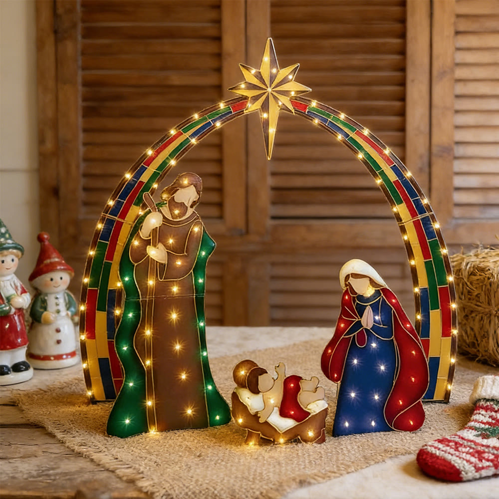 Christianartworkshop Nativity Star Light Deco Series: Divine Presence & Christmas Reverence - image 6