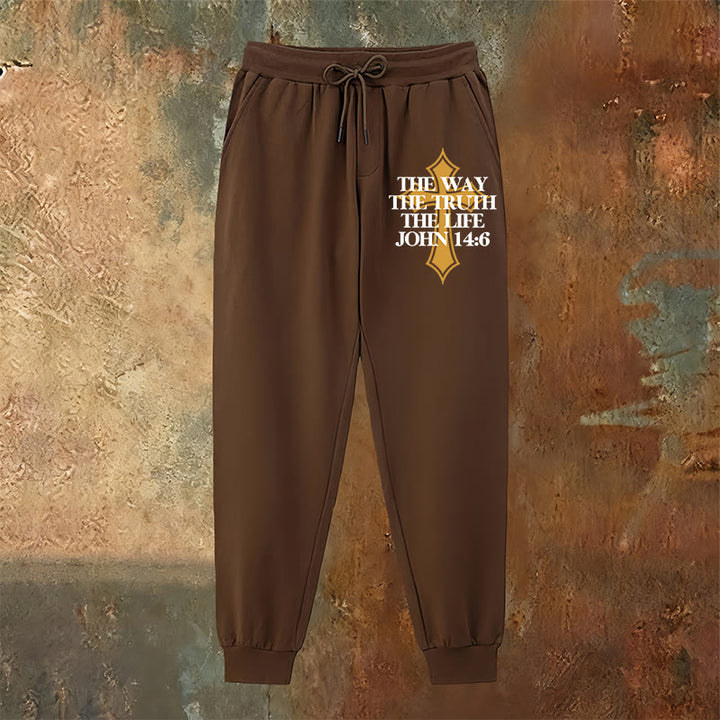 Christianartworkshop John Verse with Cross Sweatpants: Ideal for Church & Casual Days - image 18
