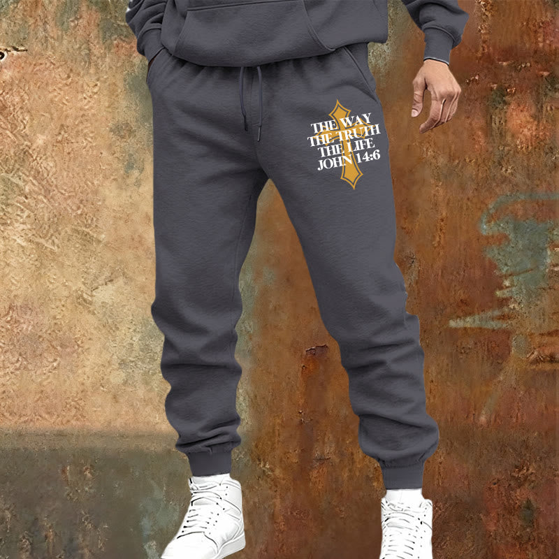 Christianartworkshop John Verse with Cross Sweatpants: Ideal for Church & Casual Days - image 21