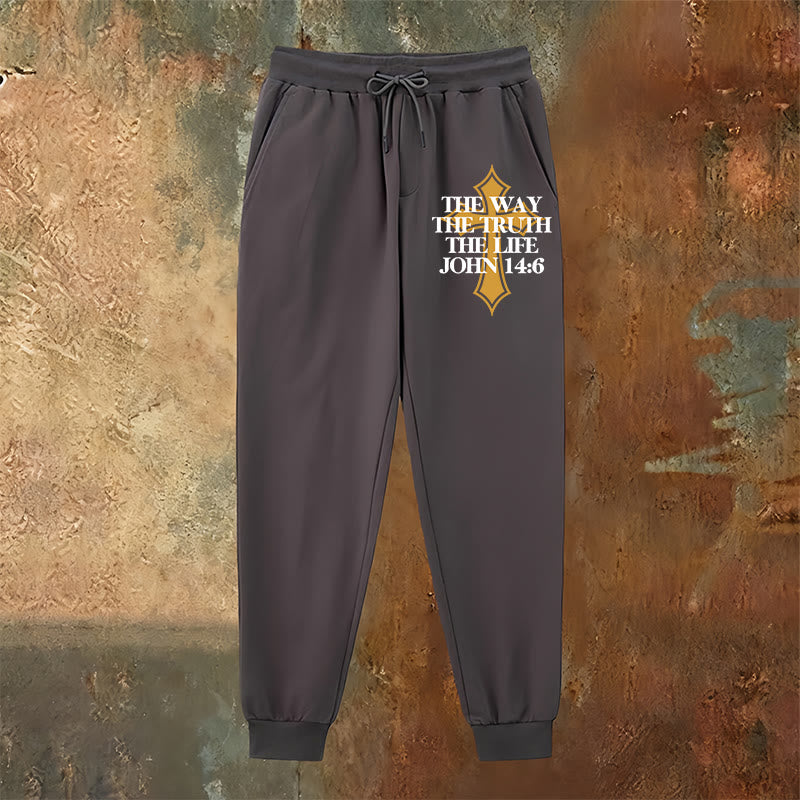Christianartworkshop John Verse with Cross Sweatpants: Ideal for Church & Casual Days - image 10