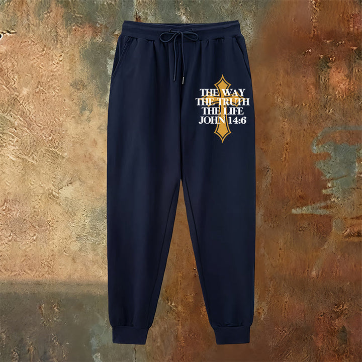 Christianartworkshop John Verse with Cross Sweatpants: Ideal for Church & Casual Days - image 6