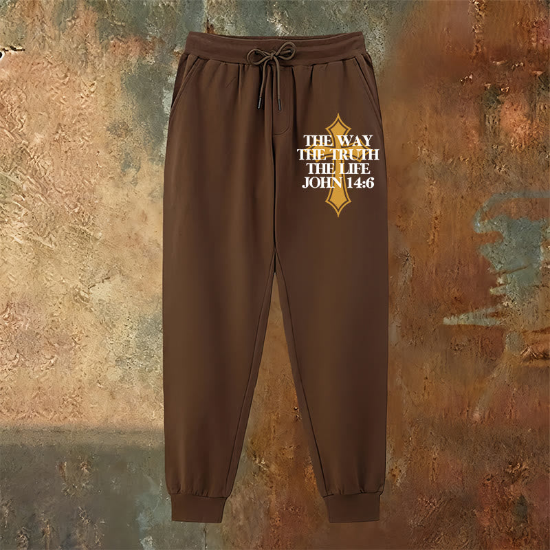 Christianartworkshop John Verse with Cross Sweatpants: Ideal for Church & Casual Days - image 19