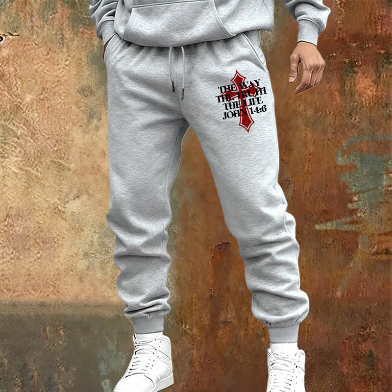 Christianartworkshop John Verse with Cross Sweatpants: Ideal for Church & Casual Days - image 13