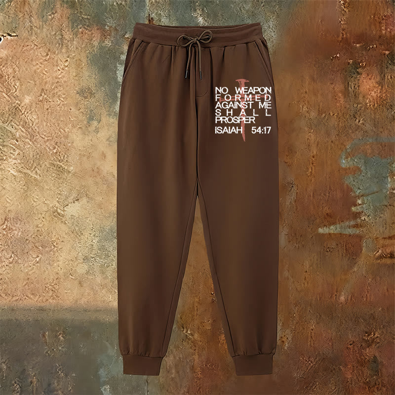 Christianartworkshop Isaiah 54:17 Sweatpants: Faithful Companion for Daily Routines - image 22