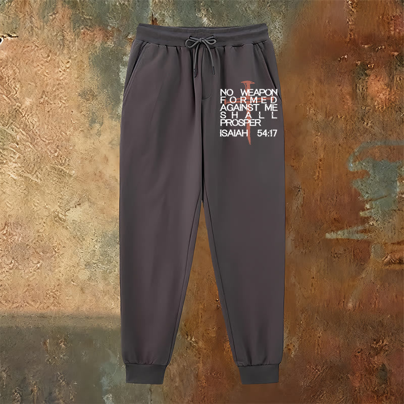 Christianartworkshop Isaiah 54:17 Sweatpants: Faithful Companion for Daily Routines - image 15