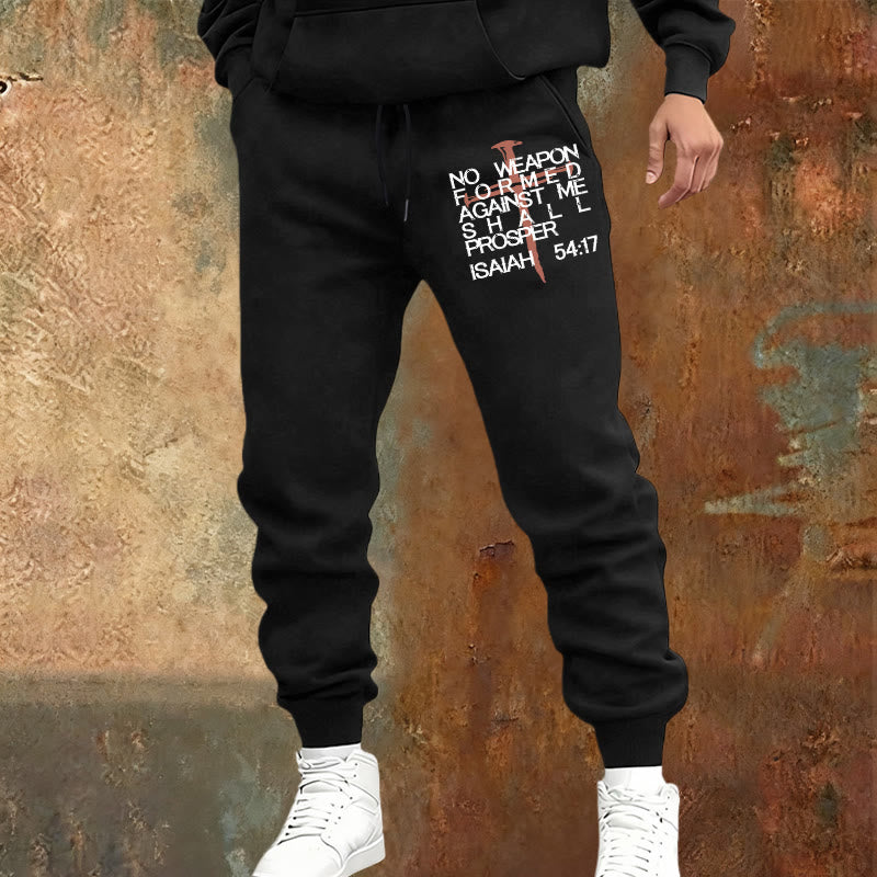 Christianartworkshop Isaiah 54:17 Sweatpants: Faithful Companion for Daily Routines - image 6