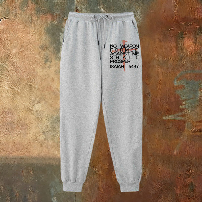 Christianartworkshop Isaiah 54:17 Sweatpants: Faithful Companion for Daily Routines - image 19