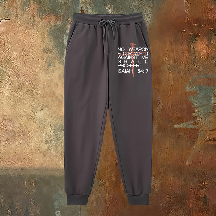 Christianartworkshop Isaiah 54:17 Sweatpants: Faithful Companion for Daily Routines - image 14