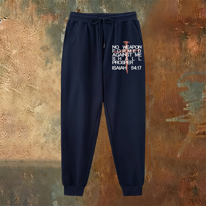 Christianartworkshop Isaiah 54:17 Sweatpants: Faithful Companion for Daily Routines - image 11